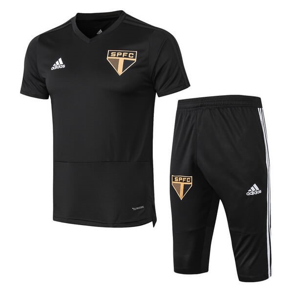 Camisetas São Paulo Entrenamiento Conjunto Completo 2018-19 Negro